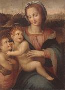 The madonna and child with the infant saint john the baptist